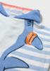 Picture of Mayoral Toddler Boys Summer Shark Hooded Cover-up - Blue Coral