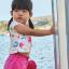 Picture of Mayoral Toddler Girls Summer Sealife Shorts With X 2 Tops Set X 3 - Fucsia White 