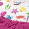 Picture of Mayoral Toddler Girls Summer Sealife Shorts With X 2 Tops Set X 3 - Fucsia White 