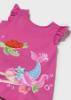 Picture of Mayoral Toddler Girls Summer Sealife Mermaid Sun Dress - Fucsia Multi