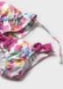 Picture of Mayoral Toddler Girls Summer Bathing Set With Hat X 3  - Fucsia Multi 