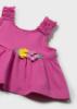 Picture of Mayoral Toddler Girls Summer Bathing Set With Hat X 3  - Fucsia Multi 