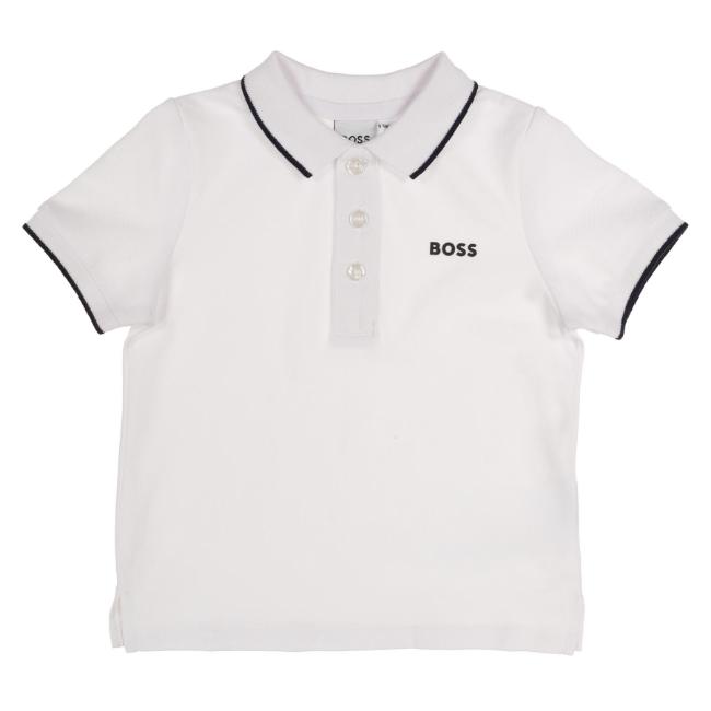 Picture of BOSS Toddler Boys Classic Polo Shirt - White