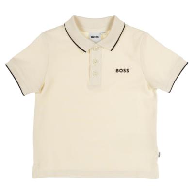 Picture of BOSS Toddler Boys Classic Polo Shirt - Sand Beige