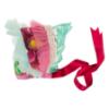 Picture of Ela Confeccion Girls Vega Dress Panties Bonnet Set X 3 - Aqua Green Fuscia