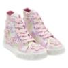 Picture of Lelli Kelly Asia Mid Canvas Cord Boot With Inside Zip - White Multi
