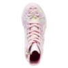 Picture of Lelli Kelly Asia Mid Canvas Cord Boot With Inside Zip - White Multi
