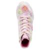 Picture of Lelli Kelly Eloise Mid Canvas Flower Boot With Inside Zip - White Fantasia