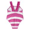 Picture of Mayoral Toddler Girls Summer Flowers Print Stripe Swimsuit - Fucsia Pink