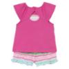 Picture of Mayoral Toddler Girls Summer Top & Shorts Set X 2  - Fucsia Multi