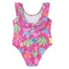 Picture of Mayoral Toddler Girls Summer Sealife Print Swimsuit - Fucsia Pink 