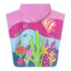 Picture of Mayoral Toddler Girls Summer Sealife Hooded Cover-up - Fucsia Pink