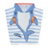 Picture of Mayoral Toddler Boys Summer Shark Hooded Cover-up - Blue Coral