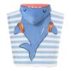 Picture of Mayoral Toddler Boys Summer Shark Hooded Cover-up - Blue Coral