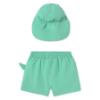Picture of Mayoral Toddler Boys Summer Dinosaur Swim Shorts & Sunhat Set  X 2 - Lake Green