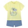 Picture of Mayoral Toddler Boys Summer 3D T-shirt & Shorts Set X 2 - Sorbet Yellow Blue
