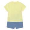 Picture of Mayoral Toddler Boys Summer 3D T-shirt & Shorts Set X 2 - Sorbet Yellow Blue