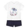 Picture of Mayoral Toddler Boys Summer 3D T-shirt & Shorts Set X 2 - White Navy