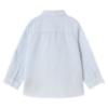 Picture of Mayoral Toddler Boys Summer Fine Stripe Linen Shirt - Sky Blue