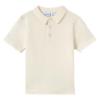 Picture of Mayoral Toddler Boys Summer Fine Knit Polo Top - Beige