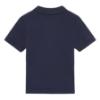 Picture of Mayoral Toddler Boys Summer Fine Knit Polo Top - Navy Blue