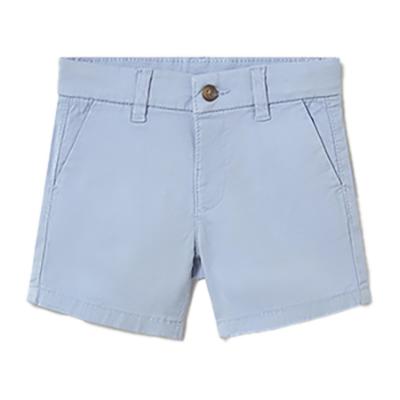 Picture of Mayoral Toddler Boys Summer Chino Shorts  - Sky Blue