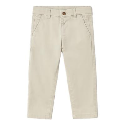 Picture of Mayoral Toddler Boys Summer Chino Trousers  - Bone Beige