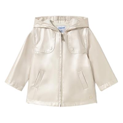 Picture of Mayoral Toddler Girls Summer Raincoat - Pearl Beige