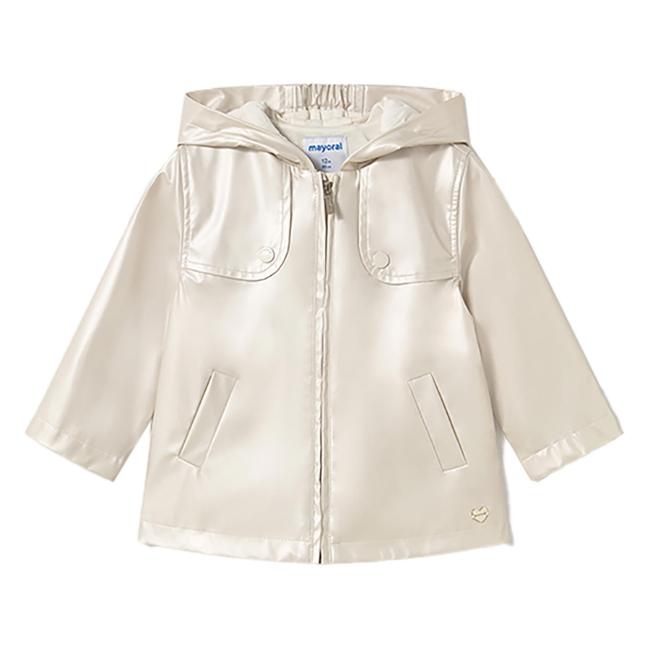 Picture of Mayoral Toddler Girls Summer Raincoat - Pearl Beige