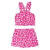 Picture of Mayoral Girls Summer Shell Print Shorts Set X 2 - Magenta
