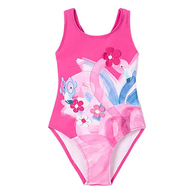 Picture of Mayoral Girls Summer Flamingo Swimsuit - Magenta