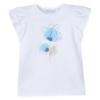 Picture of Mayoral Girls Summer Ruffle Top & Poplin Shorts Set X 2 - Blue Beige 