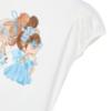 Picture of Mayoral Girls Summer Doll Cotton Jersey T-shirt -  Ivory Sky Blue