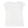 Picture of Mayoral Girls Summer Doll Cotton Jersey T-shirt -  Ivory Sky Blue