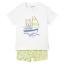 Picture of Mayoral Toddler Boys Summer T-shirt & Sailboat Swim Shorts Set X 2 - White Blue Acid Yellow