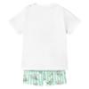 Picture of Mayoral Toddler Boys Summer T-shirt & Dinosaur Swim Shorts Set  X 2 - White Green