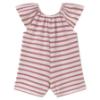 Picture of Mayoral Toddler Girls Summer Crochet Style Playsuit - Orchid Pink