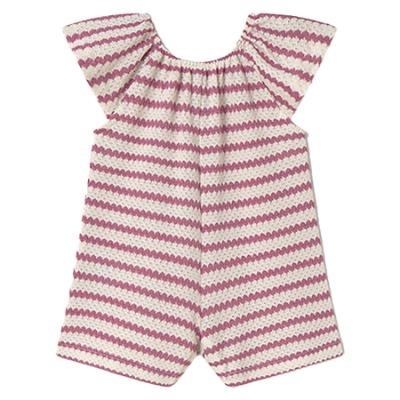 Picture of Mayoral Toddler Girls Summer Crochet Style Playsuit - Orchid Pink