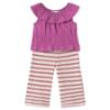 Picture of Mayoral Toddler Girls Summer Crochet Style Pants & Top Set X 2 - Orchid Pink