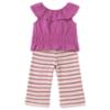 Picture of Mayoral Toddler Girls Summer Crochet Style Pants & Top Set X 2 - Orchid Pink