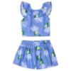 Picture of Mayoral Girls Summer Ruffle Top & Shorts Set X 2 - Anil Blue