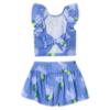 Picture of Mayoral Girls Summer Ruffle Top & Shorts Set X 2 - Anil Blue