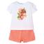 Picture of Mayoral Girls Summer Top & Ruffle Shorts Set X 2 - Mandarin