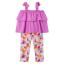 Picture of Mayoral Girls Summer Ruffle Top & Leggings Set X 2 - Orchid Pink