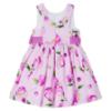 Picture of Mayoral Girls Summer Sleeveless Cherries Print Occasion Dress - Malva Pink