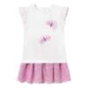 Picture of Mayoral Toddler Girls Summer Embroidered Tulle Skirt Set X 2 - Malva Pink