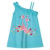 Picture of Mayoral Girls Summer Flamingo Ruffle Sundress - Agata Blue