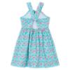Picture of Mayoral Girls Summer AOP Flamingo Print Sundress - Aqua Blue