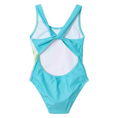 Picture of Mayoral Girls Summer Flamingo Swimsuit - Agata Blue 