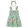 Picture of Mayoral Girls Summer Lollie Ruffle Sundress & Headband Set X 2 - Aqua Blue
